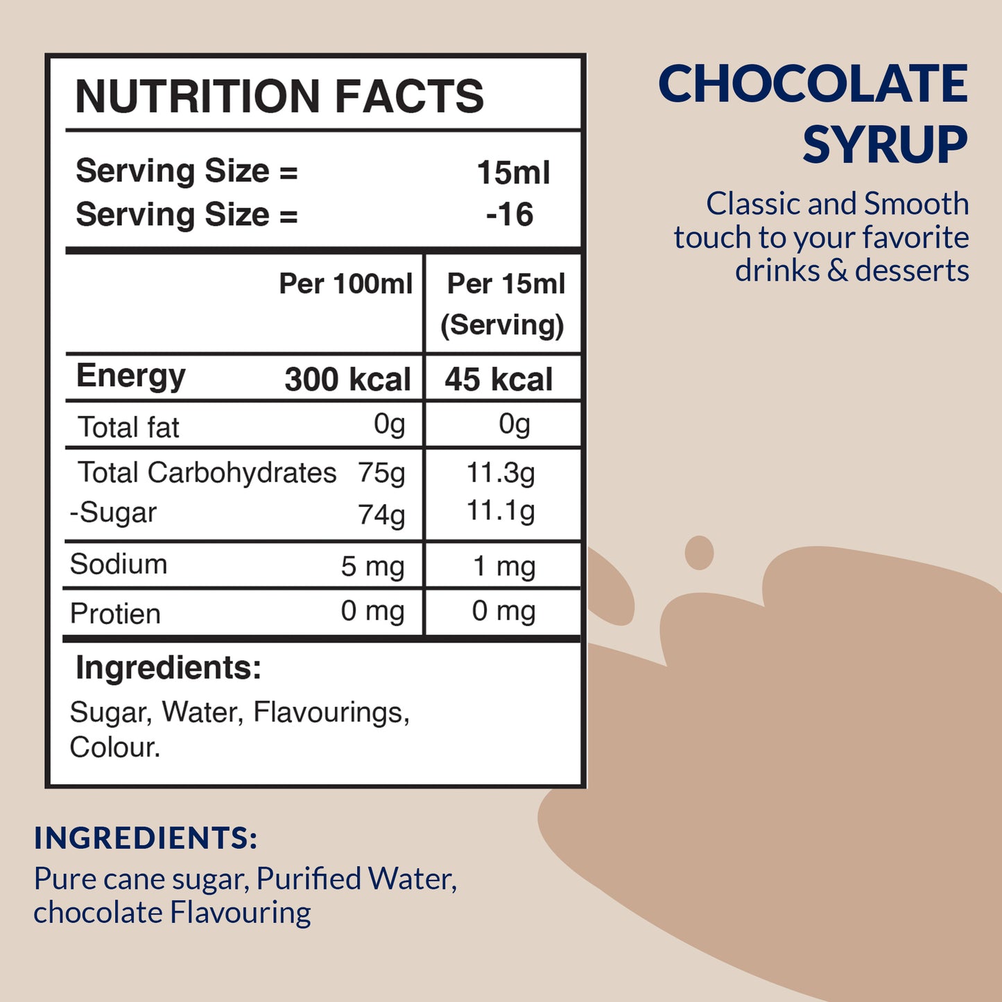 Chocolate Syrup